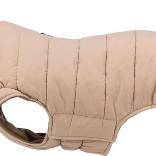 Eldorado - Trixie Lesmont vinterfrakke til hunde, Farve: Beige - S: ryg: 36 cm, mave: 48-52 cm, hals: 40-46 cm - Pet Apparel - Polyester","Fleece